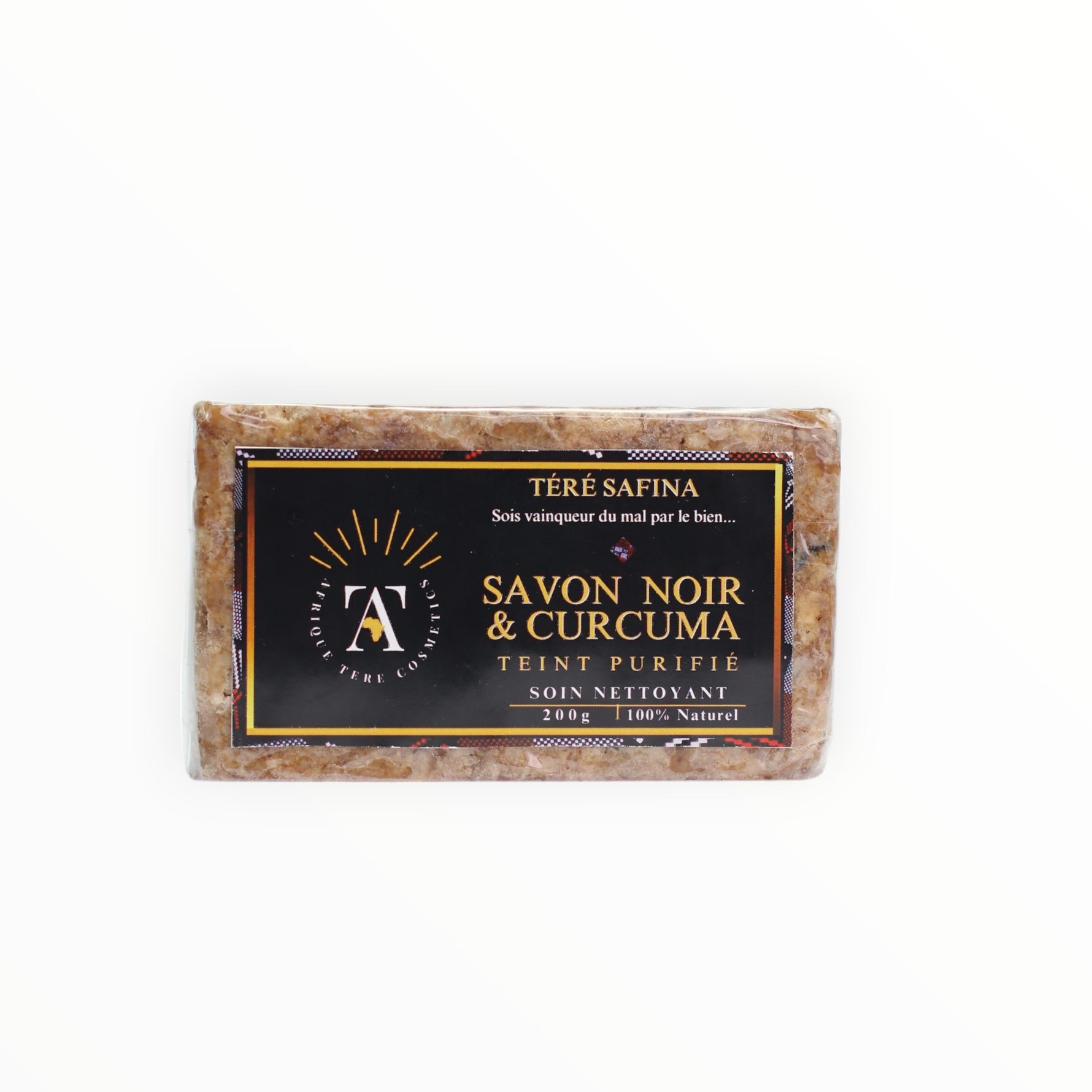 Savon noir  & curcuma